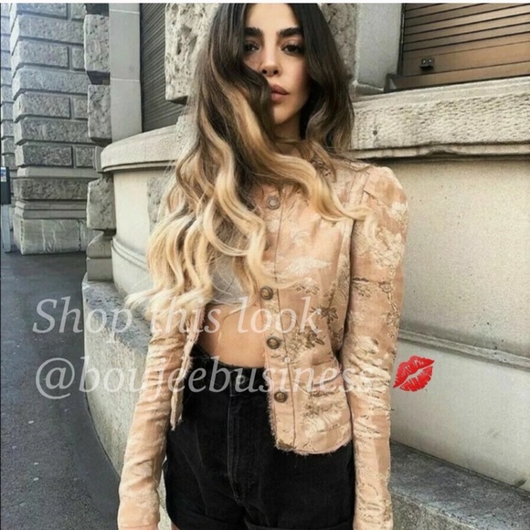 ZARA Limited Edition Jacquard Jacket - Picture 1 of 10